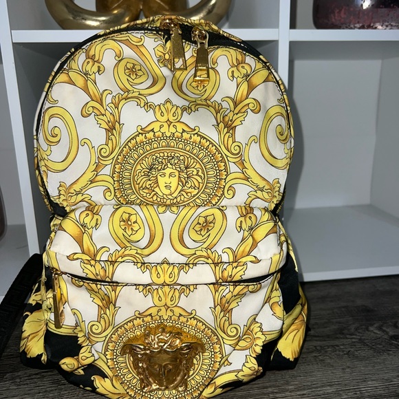 Versace Bags Versace Unisex Barocco Print Medusa Dbff36 Backpack